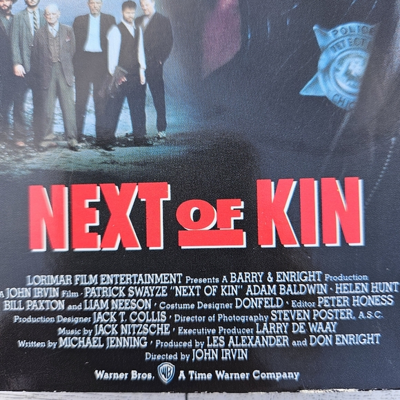 Next Of Kin VHS Patrick Swayze Action Rated R 1991 - Picture 6 of 9
